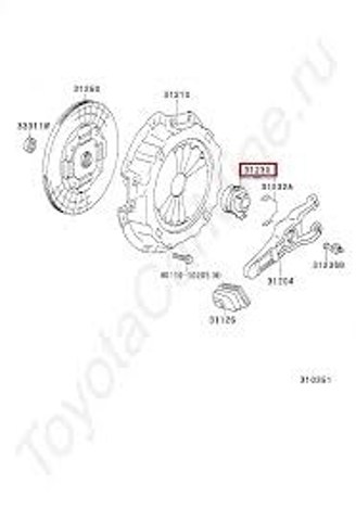 Выжимной подшипник 3123036210 TOYOTA