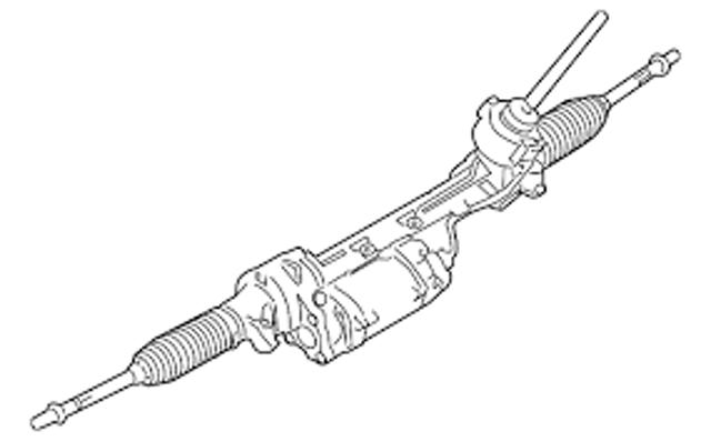 Реечный рулевой механизм LR122729 LAND ROVER