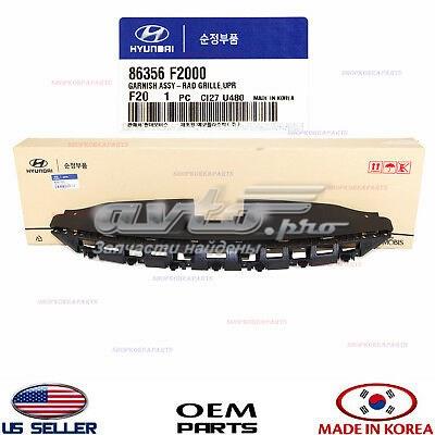 86356F2000 HYUNDAI Накладка передней панели (суппорта радиатора) верхняя купить в Тернополь