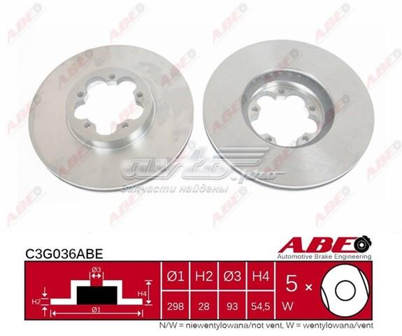 C3G036ABE ABE Передние тормозные диски купить в Кривой Рог