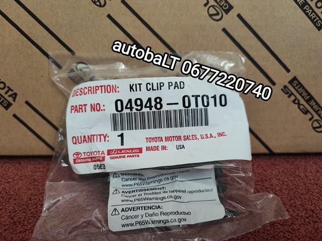 TOYOTA 049480T010 в наличии Харьков