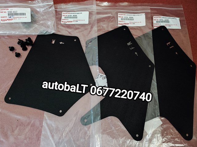 Уплотнитель арки крыла 537370C030 TOYOTA