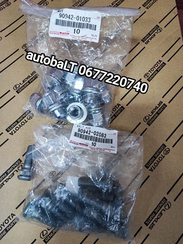 Шпилька колесная, передняя 9094202082 TOYOTA