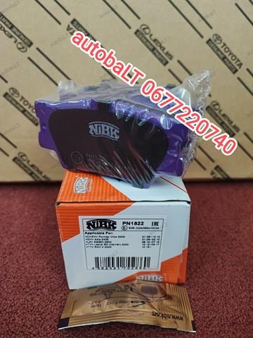 NIBK PN1522 Колодки тормозные задние дисковые в наличии Винница