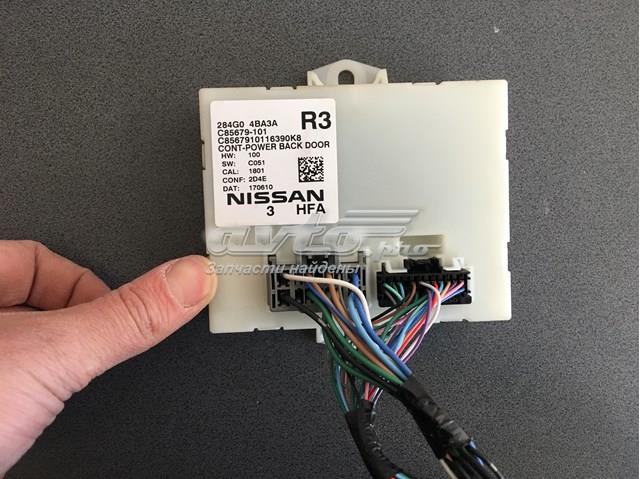 Блок управления открытия крышки багажника 284G04BA3A NISSAN