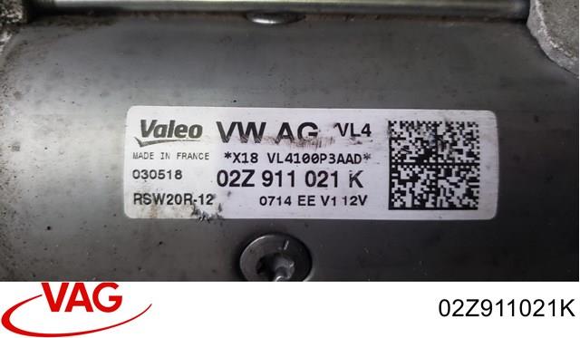 VAG 02Z911021K Стартер в наличии Харьков