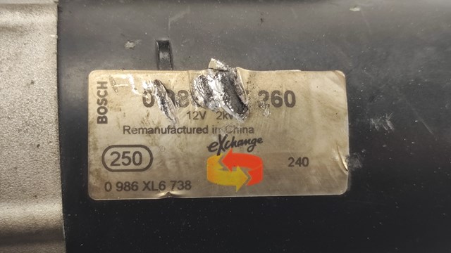 0986017260 MERCEDES Стартер купить в Ровно