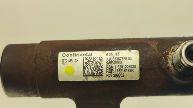 RENAULT 175218188R Распределитель топлива (рампа) в наличии Харьков
