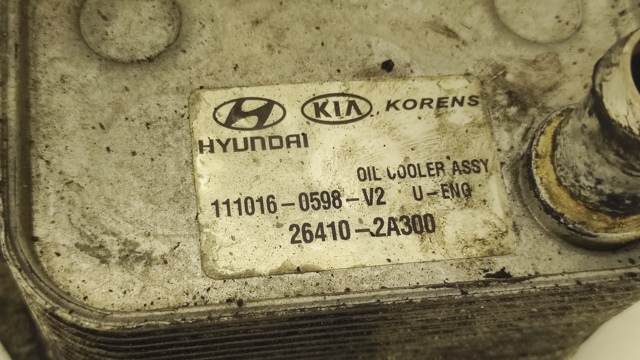 264102A300 HYUNDAI Радиатор масляный (холодильник), под фильтром купить в Ровно