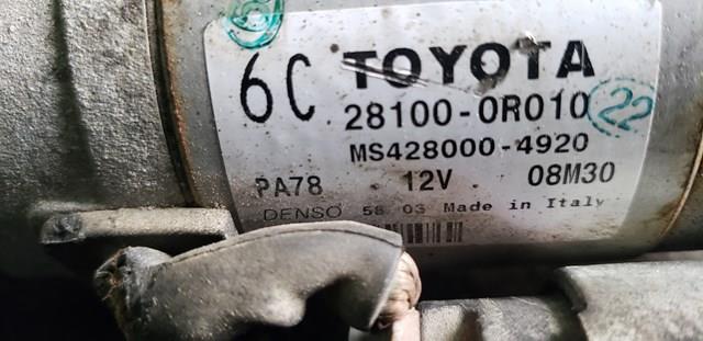 281000R010 TOYOTA Стартер купить в Тернополь