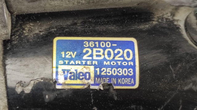 HYUNDAI 361002B020 Стартер в наличии Украина