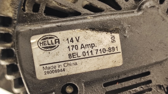 8EL011710891 HELLA Генератор купить в Житомир