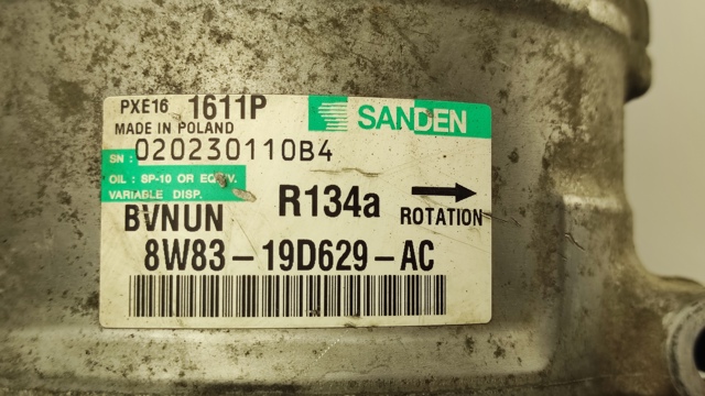 LAND ROVER 8W8319D629AC Компрессор кондиционера в наличии Ирпень