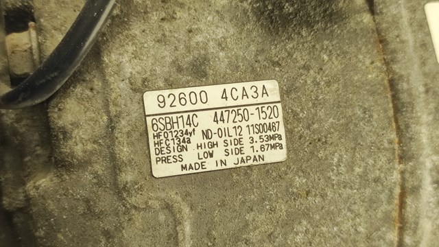 NISSAN 926004CA3A Компрессор кондиционера в наличии Полтава