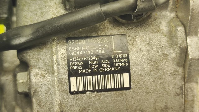 NISSAN 92600HV80A Компрессор кондиционера в наличии Львов