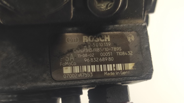 PEUGEOT 9683268980 Насос топливный высокого давления (ТНВД) в наличии Чернигов