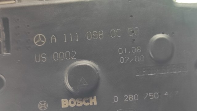 A1110980109 MERCEDES Дроссельная заслонка компрессора наддува купить в Винница