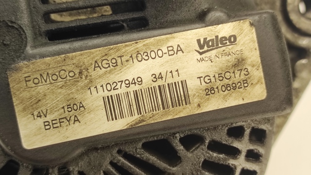 AG9T10300BA FORD Генератор купить в Чернигов