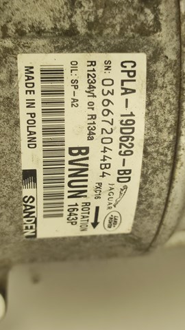 LAND ROVER CPLA19D629BD Компрессор кондиционера в наличии Запорожье