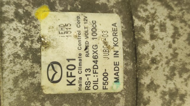 KF0161450 MAZDA Компрессор кондиционера купить в Ровно