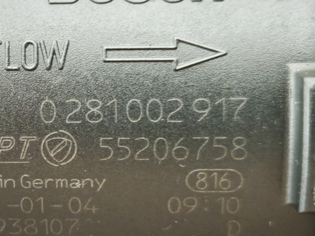 0281002917 BOSCH Датчик потока (расхода) воздуха, расходомер M.A.F. - (Mass Airflow) купить в Хмельницкий