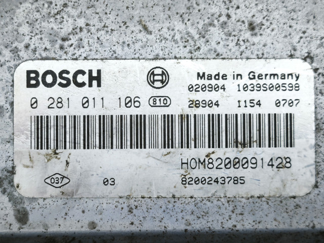 BOSCH 0281011106 Модуль управления (ЭБУ) двигателем в наличии Полтава