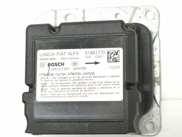 Модуль-процессор управления подушкой безопасности (ЭБУ AIRBAG) 0285010547 BOSCH