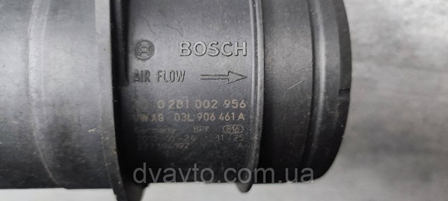 03L906461A Датчик потока (расхода) воздуха, расходомер M.A.F. - (Mass Airflow) купить Сумы