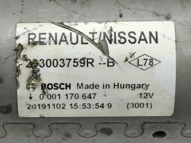 RENAULT 233003759R Стартер в наличии Ирпень