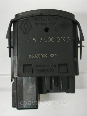 251900001R RENAULT Кнопка (регулятор) корректора фар купить в Кривой Рог