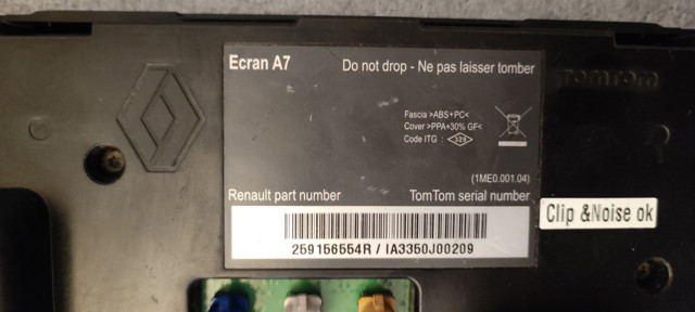 259156554R RENAULT Дисплей многофункциональный купить в Харьков