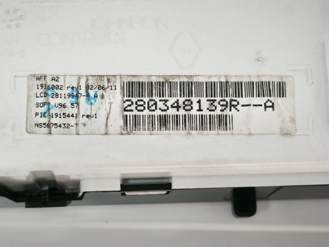 RENAULT 280348139R Дисплей многофункциональный в наличии Полтава