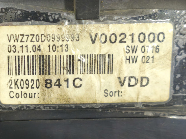 VAG 2K0920841C Панель приборов в наличии Винница