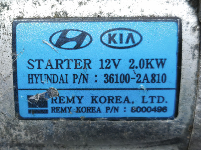 HYUNDAI 361002A810 Стартер в наличии Ужгород