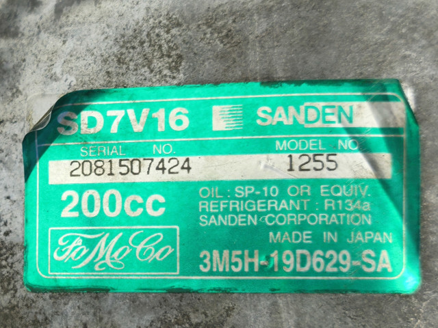 Компрессор хладагента 3M5H19D629SA FORD