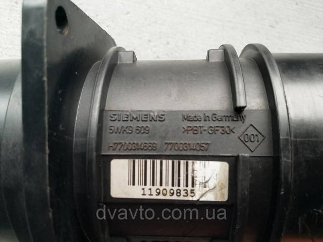 7700314669 RENAULT Датчик потока (расхода) воздуха, расходомер M.A.F. - (Mass Airflow) купить в Киев