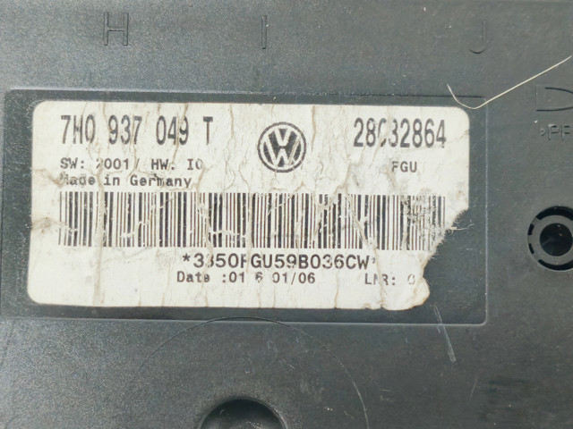 VAG 7H0937049T в наличии Хмельницкий