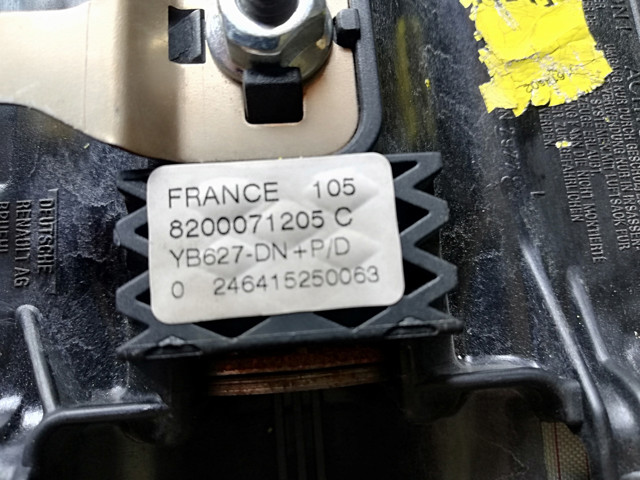 RENAULT 8200071205 Подушка безопасности (AIRBAG) водительская в наличии Тернополь