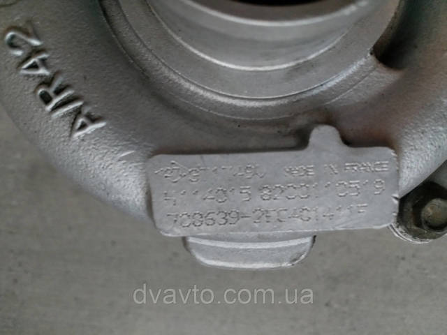 RENAULT 8200110519 Турбина в наличии Ужгород