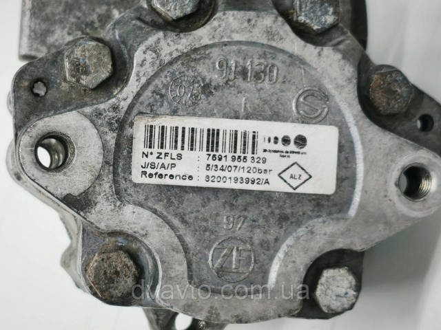 RENAULT 8200193992 Насос ГУР в наличии Одесса