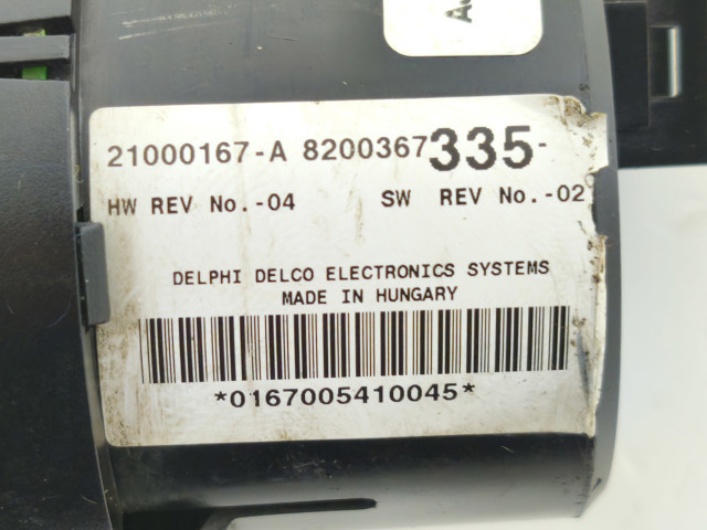 RENAULT 8200367335 Блок управления кондиционером в наличии Днепр