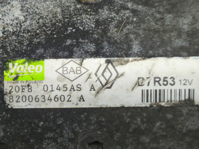 Стартер двигателя 8200634602 RENAULT