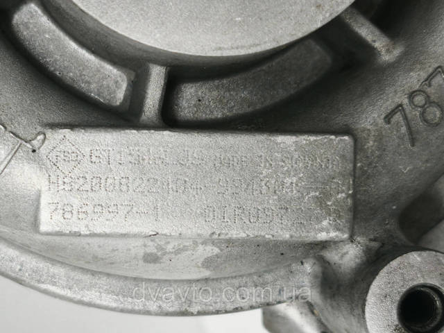 8200822404 RENAULT Турбина купить в Павлоград