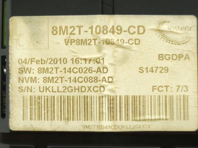 Щиток приборов 8M2T10849CD FORD