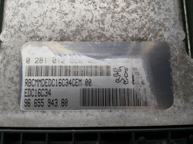 PEUGEOT 9659614980 Блок управления двигателем в наличии Николаев