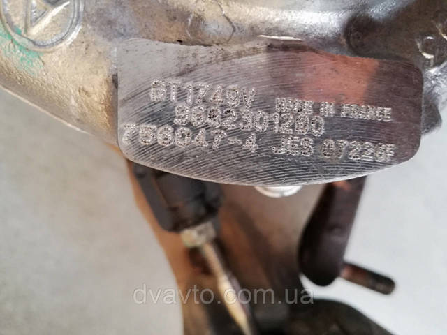 PEUGEOT 9662301280 Турбина в наличии Черкассы