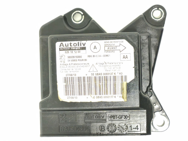 Блок управления airbag 9807547380 PEUGEOT