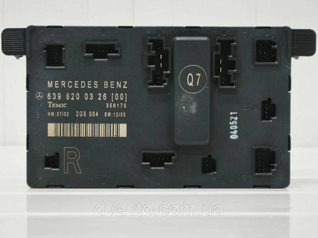 Блок комфорта передней двери A6398201726 MERCEDES