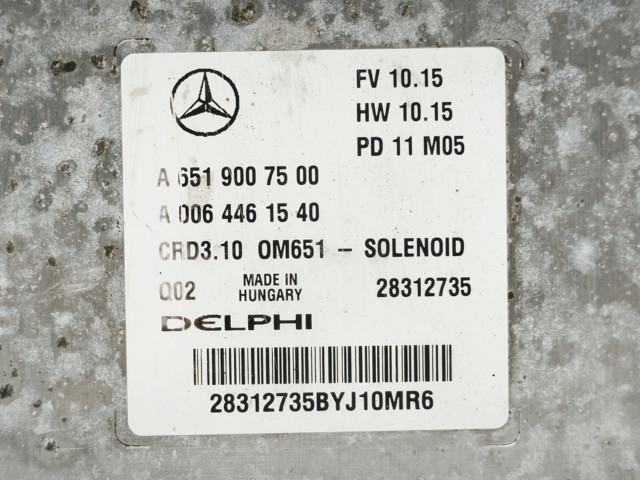 MERCEDES A6519007500 Блок управления двигателем в наличии Черновцы