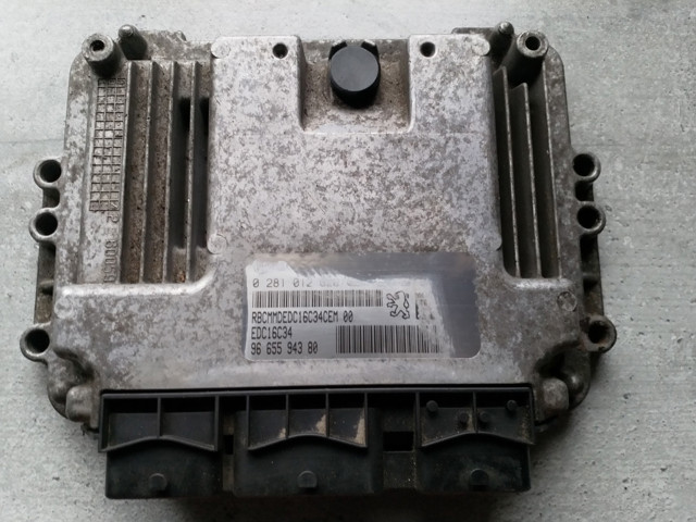 Компьютер двигателя EDC16C34 PEUGEOT